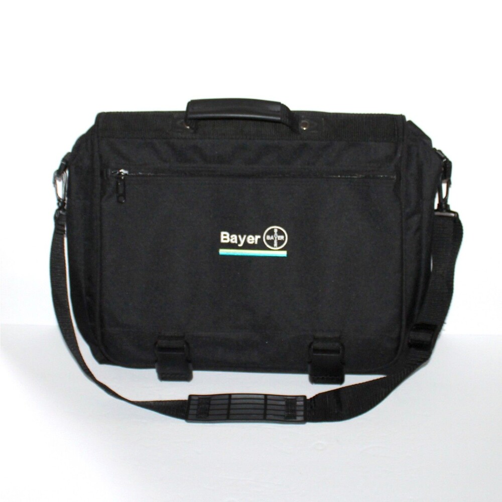 Bayer Pharmaceutical Briefcase Carry On Laptop Bag black